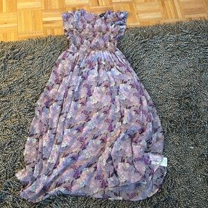 Purple floral En Saison dress